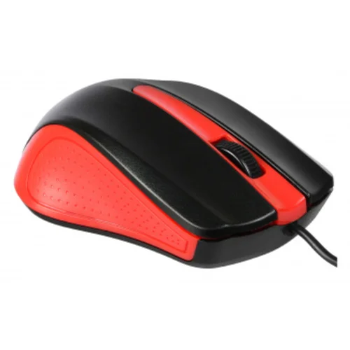 Мышь Acer OMW012 черный/красный оптическая (1200dpi) USB (3but)