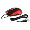 Мышь Acer OMW012 черный/красный оптическая (1200dpi) USB (3but)