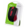 Мышь Acer OMW012 черный/красный оптическая (1200dpi) USB (3but)