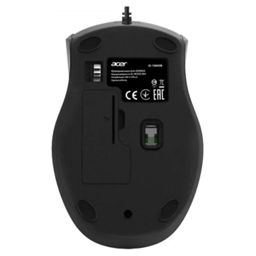 Мышь Acer OMW020 черный оптическая (1600dpi) USB (3but)