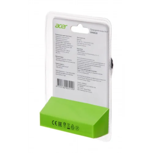 Мышь Acer OMW020 черный оптическая (1600dpi) USB (3but)