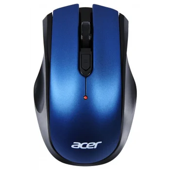 Мышь Acer OMR031 черный/синий оптическая (1600dpi) беспроводная USB (3but)