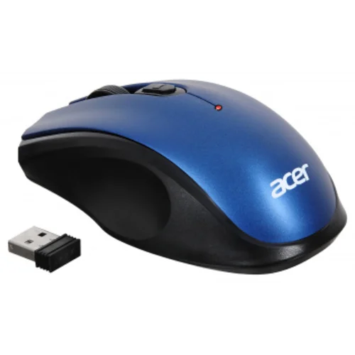 Мышь Acer OMR031 черный/синий оптическая (1600dpi) беспроводная USB (3but)