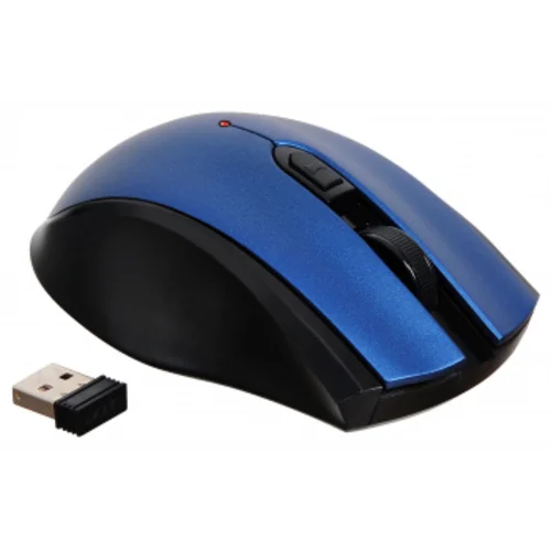 Мышь Acer OMR031 черный/синий оптическая (1600dpi) беспроводная USB (3but)