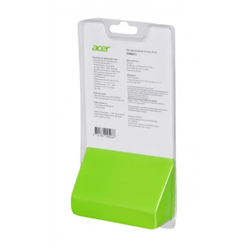 Мышь Acer OMR031 черный/синий оптическая (1600dpi) беспроводная USB (3but)