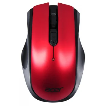 Мышь Acer OMR032 черный/красный оптическая (1600dpi) беспроводная USB (3but)