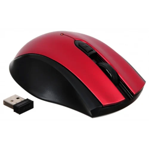 Мышь Acer OMR032 черный/красный оптическая (1600dpi) беспроводная USB (3but)