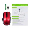 Мышь Acer OMR032 черный/красный оптическая (1600dpi) беспроводная USB (3but)