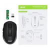 Мышь Acer OMR070 черный оптическая (1600dpi) беспроводная BT/Radio USB для ноутбука (6but)