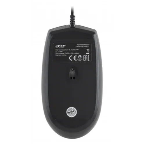 Клавиатура + мышь Acer OMW141 клав:черный мышь:черный USB (ZL.MCEEE.01M)