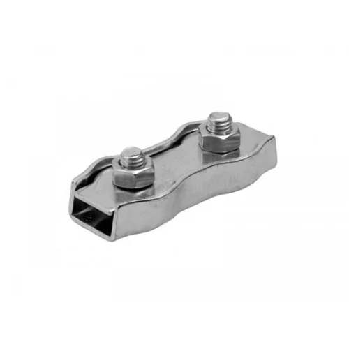 Зажим для троса двойной 5мм Duplex оцинкованный (duplex-5)