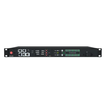 iPDU-3001: с управлением и мониторингом по каждой розетке PDU+ATS, 1U, 230V, 16А, вход(2)C20, выход(10)C13, SNMP v3, HTTPS