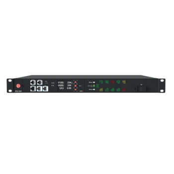 iPDU-3021: с управлением и мониторингом по каждой розетке PDU+ATS, 1U, 230V, 32А, вход(2)C20, выход(10)C13, SNMP v3, HTTPS