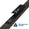 Блок розеток интеллектуальный iPDU-6011: ZeroUnit, 230V, 32А, in IEC60309 P+N+E, out (6) C19; (36) C13 без фиксации