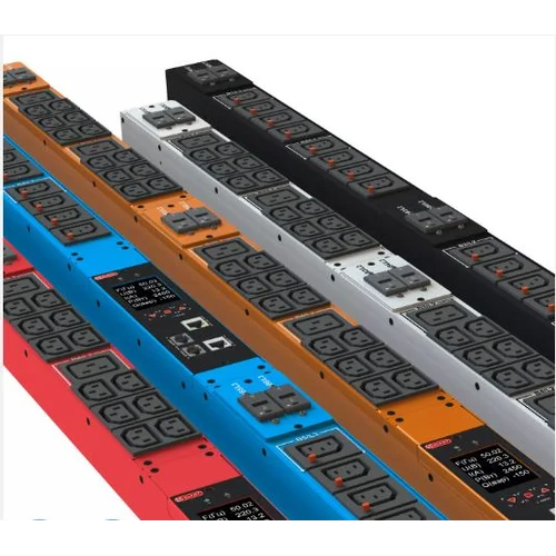 PDU-6013: ZeroUnit, 230V, 32А, in IEC60309 P+N+E, out (6) C19; (36) C13 c фиксацией p-lock