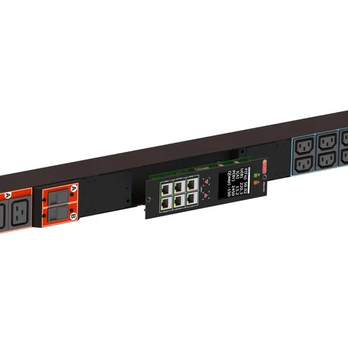 Блок розеток интеллектуальный iPDU-7011: ZeroUnit, 230V, 32А, in IEC60309 P+N+E, out (12) C19; (36) C13 без фиксации