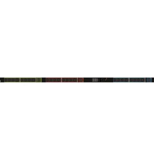 Блок розеток интеллектуальный iPDU-7012: ZeroUnit, 230V, 32А, in IEC60309 P+N+E, out (6) C19; (18) C13 с фиксацией