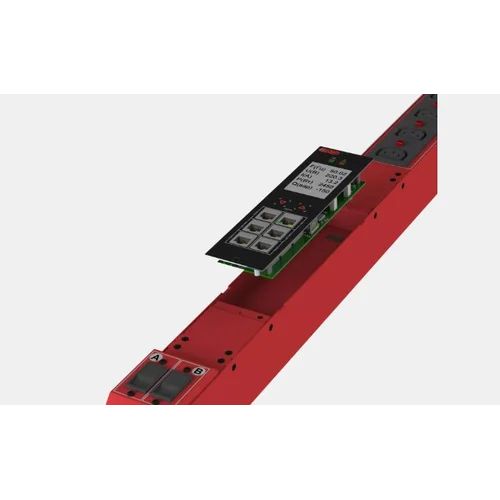 Блок розеток интеллектуальный: iPDU-7022: ZeroUnit, 400V, 16А, in IEC60309 3P+N+E, out (6) C19; (18) C13 с фиксацией