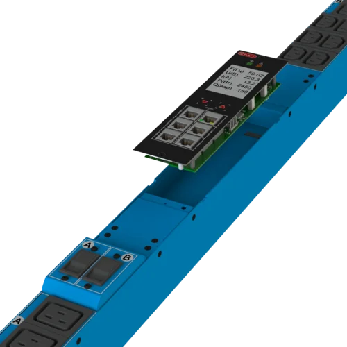 Блок розеток интеллектуальный: Ethernet, 0U, 400V, (3) 32A, in: IEC309, out: (12) C19; (36) C13