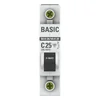 Выключатель автоматический модульный 1п C 25А 4.5кА ВА 47-29 Basic EKF mcb4729-1-25C