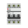 Выключатель автоматический модульный 3п C 40А 4.5кА ВА 47-29 Basic EKF mcb4729-3-40C