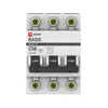 Выключатель автоматический модульный 3п C 50А 4.5кА ВА 47-29 Basic EKF mcb4729-3-50C