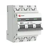 Выключатель автоматический модульный 3п D 1А 4.5кА ВА 47-63 PROxima EKF mcb4763-3-01D-pro
