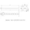 Стойка STRUT 41х21 L1200 сталь EKF sts4121120