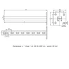 Стойка STRUT двойная 41х21 L400 сталь EKF stsd412104