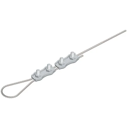 Зажим для троса двойной Duplex (4мм) EKF zdtd-4