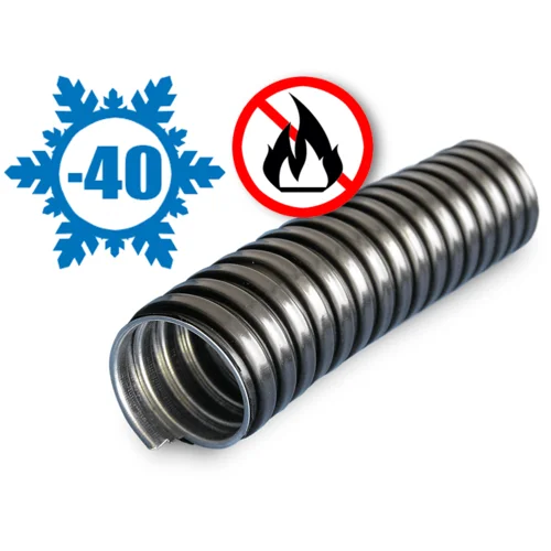 Металлорукав в ПВХ изоляции МРПИ НГ 12 d12мм без протяжки черн. (уп.50м) ГОФРОМАТИК/ЗЭТАРУС zeta4223