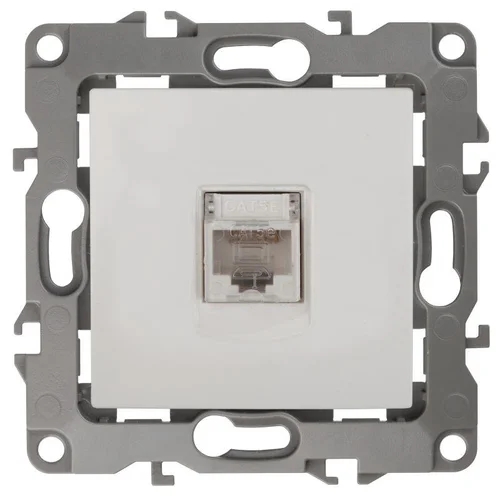 Розетка компьютерная Эра12 12-3107-01 RJ45 бел. Эра Б0014723
