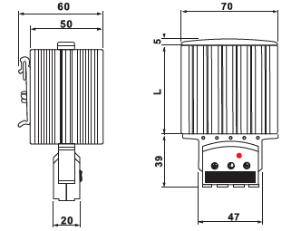 Нагреватель для телекоммуникационного шкафа